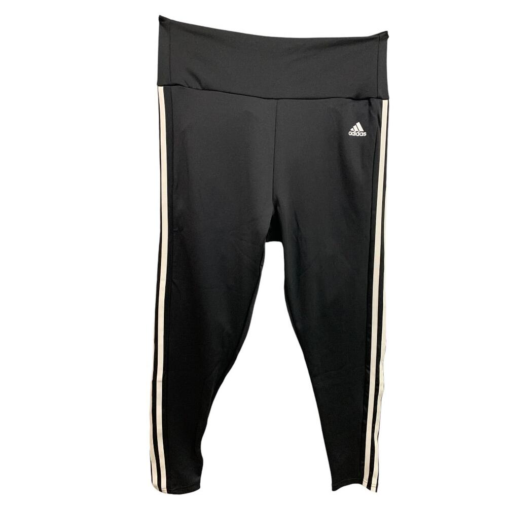 Large‎ Adidas Womens New Designed High Rise 7/8 Leggings Tights GL4040
